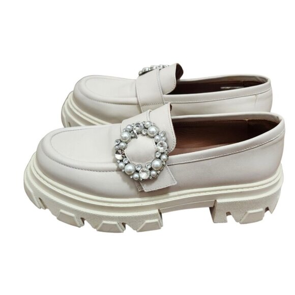 Alohas Trailblazer Crystal Beige Loafer Shoe EU 42 /US 11-11.5 - Picture 6 of 16